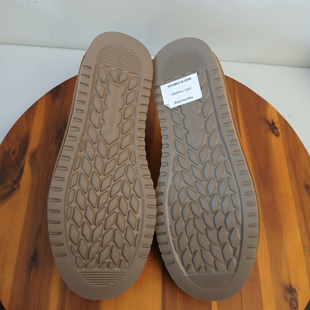 Koolaburra By UGG Burree Slippers Mens 8 Chestnut Brown Suede Slippers 1159690 - Picture 8 of 9